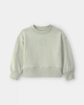Toddler Girl OshKosh Logo French Terry Pullover Sweatshirt - Green