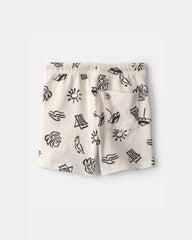 Boys Beach Pocket Shorts - Black/Ivory