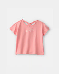 Girls 'Winning' Active Top - Orange
