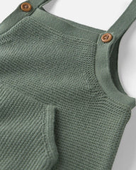 Baby Organic Cotton Sweater Knit Overalls