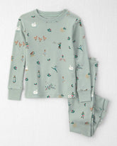 Toddler 2-Piece Organic Cotton Pajamas in 12 Days of Christmas Print
