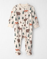Baby Organic Cotton Sleep & Play Pajamas in Woodland Creatures