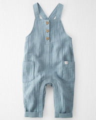 Baby Boy Organic Cotton Gauze Overall