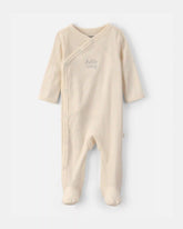 Baby Hello Baby' Cotton Sleep & Play Pajamas - Ivory