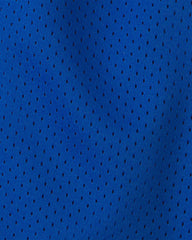 Boys Striped Mesh Active Shorts - Blue