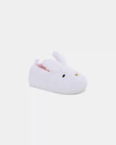 Girls Bunny Slippers - White
