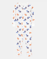 Baby Bluey Snug Fit Cotton Footie 1-Piece Pajamas