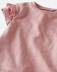 Baby Girl 3-Pack Organic Cotton Flutter T-Shirts
