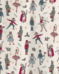 Kids 2-Piece Organic Cotton Pajamas in Nutcracker