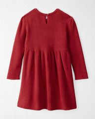 Toddler Girl Organic Cotton Sweater Knit Dress