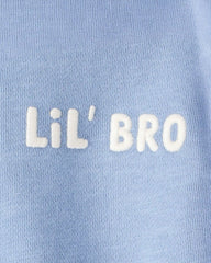 Baby Boy Organic Cotton Lil' Bro Bubble
