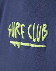 Baby Boy 'Surf Club' Short-Sleeve Romper - Navy Blue