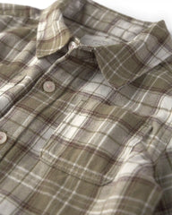 Toddler Boy Organic Cotton Flannel Button-Down Shirt