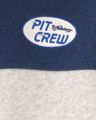 Toddler Boy 3-Piece Color Block Fleece Top & Pant Set - Navy Blue/Grey