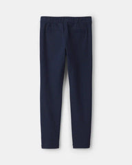 Girls Uniform Ponte Skinny Pants - Navy