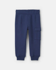 Baby Boy 2-Piece Color Block Fleece Pullover & Pant Set - Navy Blue/Green