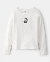 Girls Hello Kitty® Long-Sleeve Top - White