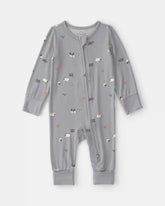 Baby Halloween Farm PurelySoftâ„¢ 2-Way Zip Sleep & Play Pajamas - Grey