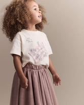 Toddler Girl 'Let's Have A Picnic' Relaxed Graphic Tee - Cream