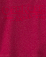 Toddler Boy OshKosh Logo French Terry Pullover Sweatshirt - Red