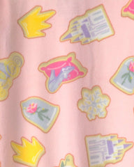 Baby Girl 1-Piece Disney Holiday Princess 2-Way Zip DreamPlush Snug Fit Footed Pajama - Pink
