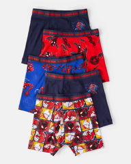 Boys 5-Pack ©Marvel Spider-Man Boxer Brief Underwear - Navy/Blue/Red