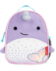 Zoo Mini Backpack with Safety Harness - Narwhal