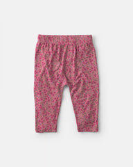 Baby Girl 2-Piece Floral PurelySoft™ Long-Sleeve Bodysuit & Pant Set - Pink