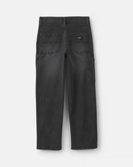 Boys Denim Baggy Jeans - Charcoal Wash