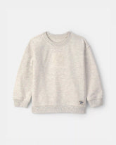 Toddler OshKosh Logo French Terry Pullover Sweatshirt - Grey