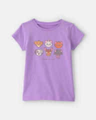 Toddler Girl Disney© Animals Graphic Tee - Purple