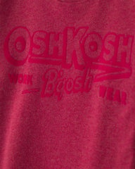 Toddler Boy OshKosh Logo French Terry Pullover Sweatshirt - Red