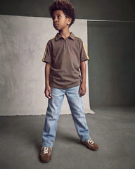 Boys Denim Tapered Jeans - Light Wash