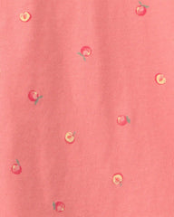 Toddler Girl Peaches Relaxed Top - Orange