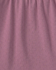 Baby Girl Long-Sleeve Fashion Bodysuit - Purple