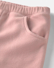 Baby Girl 2-Piece Recycled Microfleece Top & Pant Set