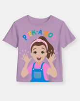 Toddler Girl Ms. Rachelâ„¢ 'Peek-a-Boo' Short-Sleeve Graphic Tee - Purple
