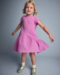 Toddler Girl Asymmetrical Drop-Waist Dress - Pink
