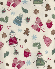 Toddler Girl 2-Piece Organic Cotton Pajamas in Winter Wonderland
