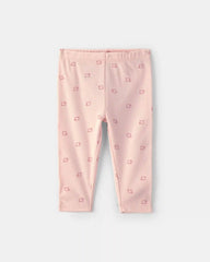 Baby Girl 3-Piece Sheep Long-Sleeve Bodysuit & Pant Set - Pink/Cream