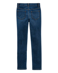 Kid Dark Blue Wash Super Skinny-Leg Jeans