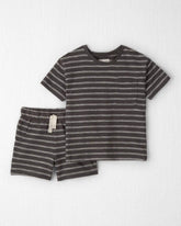 Toddler 2-Piece Top & Short Set Made with Organic Cotton in Stripes