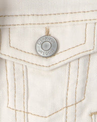 Baby Girl Twill Jacket - Ivory