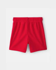 Toddler Boy Mesh Active Shorts - Red