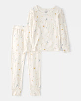 Toddler Constellation PurelySoft 2-Piece Pajama Set - Cream