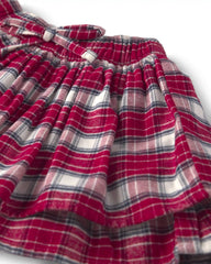 Girls Organic Cotton Flannel Skirt