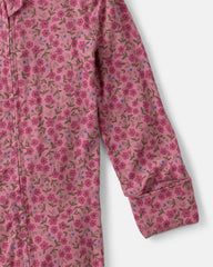 Baby Girl Floral PurelySoft™ 2-Way Zip Sleep & Play Pajamas - Pink