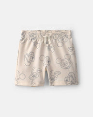 Baby Boy 2-Piece Disney© Mickey Mouse Short-Sleeve Top & Short Set - Cream