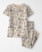 Toddler 2-Piece Organic Cotton Pajamas in Stars Stripes and Sights