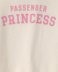 Toddler Girl 'Passenger Princess' Graphic Tee - Cream